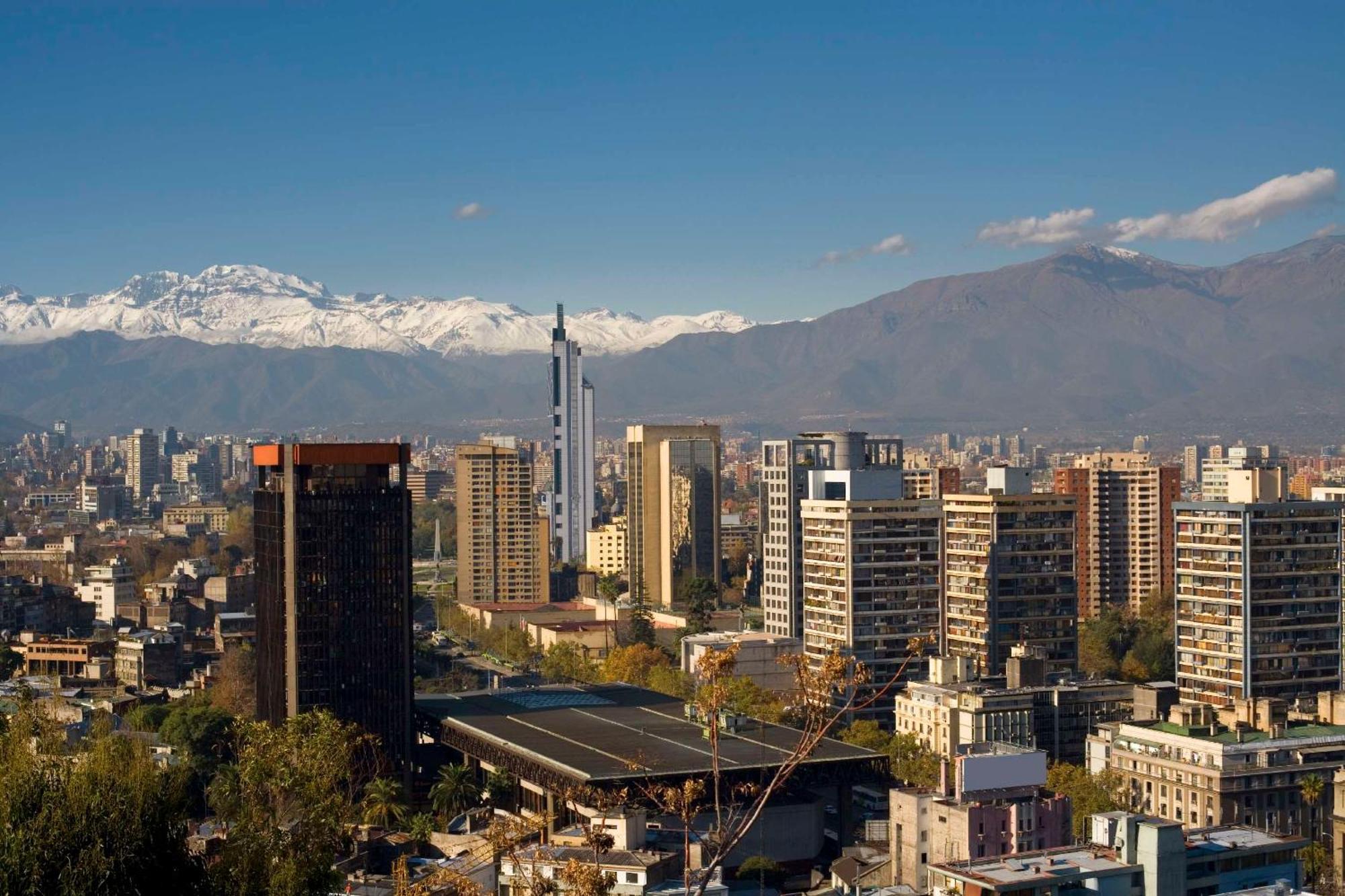 Hotel Nh Collection Plaza Santiago de Chile Zewnętrze zdjęcie Santiago skyline